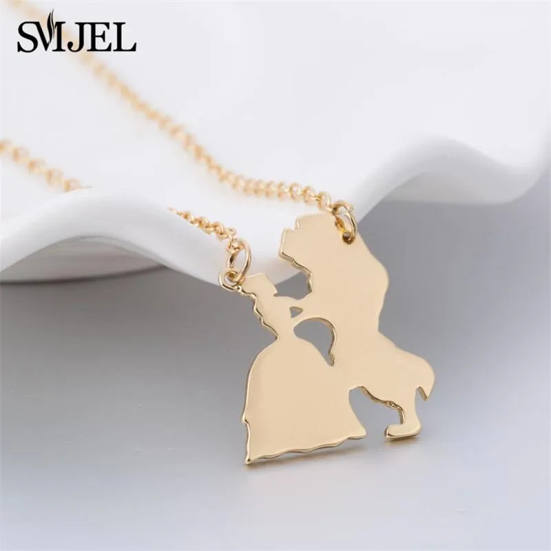 Jewelry Beauty and the Beast Necklace for Women
