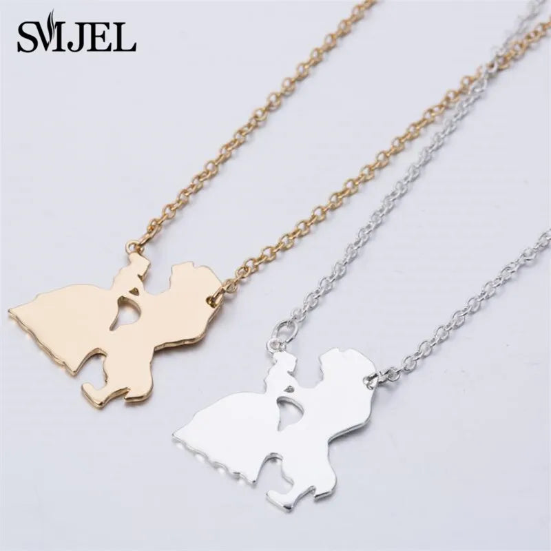 Jewelry Beauty and the Beast Necklace for Women