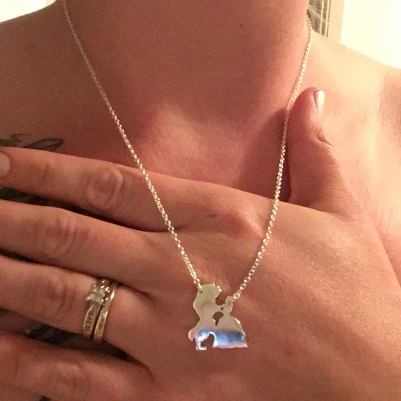 Jewelry Beauty and the Beast Necklace for Women