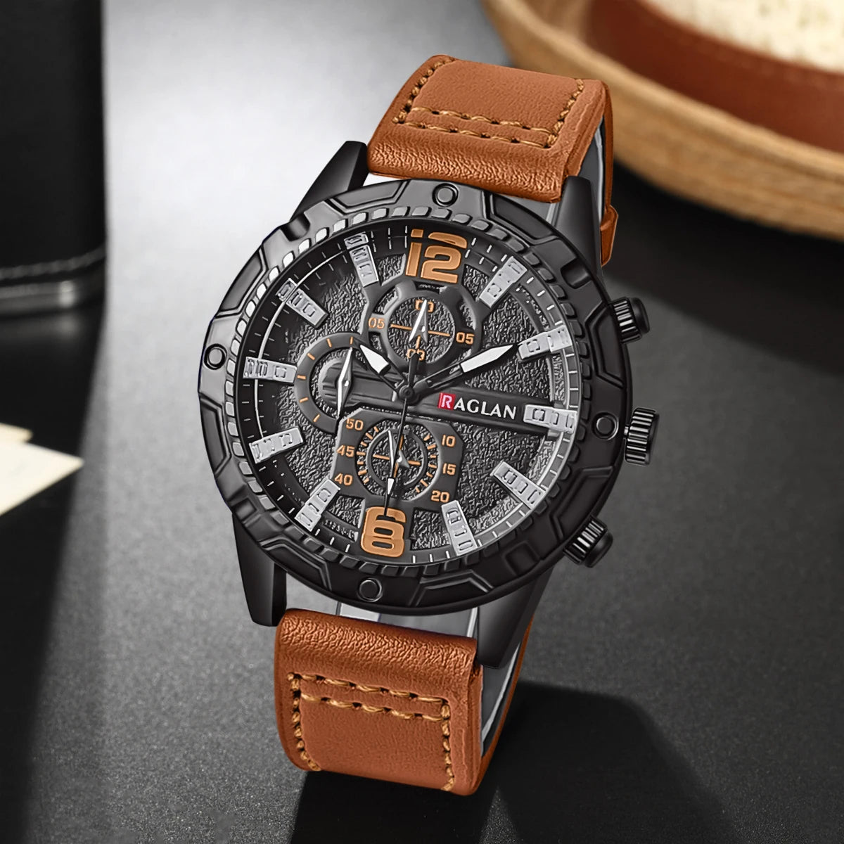 Watch For Men Leather Strap Clock Man Relogio Masculino Reloj Hombres